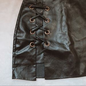 Boohoo Faux Leather skirt